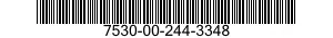 7530-00-244-3348  7530002443348 002443348