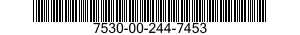 7530-00-244-7453 CARD,INDEX 7530002447453 002447453