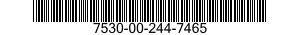 7530-00-244-7465  7530002447465 002447465