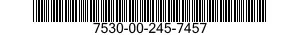 7530-00-245-7457  7530002457457 002457457