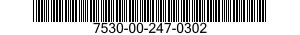 7530-00-247-0302  7530002470302 002470302