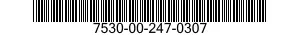 7530-00-247-0307  7530002470307 002470307