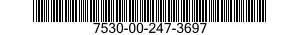 7530-00-247-3697  7530002473697 002473697