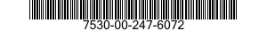 7530-00-247-6072  7530002476072 002476072
