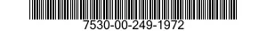 7530-00-249-1972  7530002491972 002491972