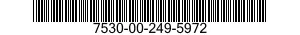 7530-00-249-5972  7530002495972 002495972