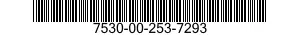 7530-00-253-7293  7530002537293 002537293