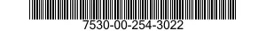 7530-00-254-3022  7530002543022 002543022
