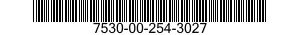 7530-00-254-3027  7530002543027 002543027
