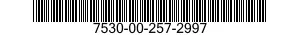 7530-00-257-2997  7530002572997 002572997