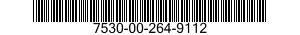 7530-00-264-9112  7530002649112 002649112