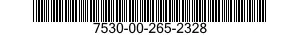 7530-00-265-2328  7530002652328 002652328