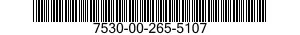 7530-00-265-5107  7530002655107 002655107