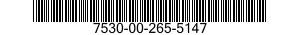 7530-00-265-5147  7530002655147 002655147