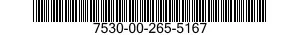 7530-00-265-5167  7530002655167 002655167
