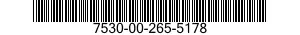 7530-00-265-5178  7530002655178 002655178
