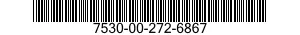 7530-00-272-6867 INDICATING SLIP,DICTATING MACHINE 7530002726867 002726867