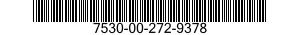 7530-00-272-9378  7530002729378 002729378