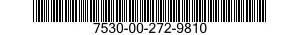 7530-00-272-9810 PAPER,TELETYPEWRITER,ROLL 7530002729810 002729810