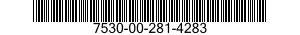 7530-00-281-4283  7530002814283 002814283