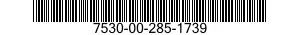 7530-00-285-1739  7530002851739 002851739