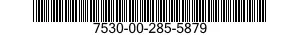 7530-00-285-5879 FOLDER SET,FILE 7530002855879 002855879