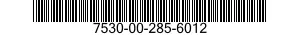 7530-00-285-6012  7530002856012 002856012