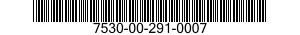 7530-00-291-0007  7530002910007 002910007