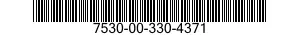 7530-00-330-4371  7530003304371 003304371