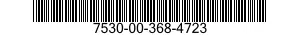 7530-00-368-4723  7530003684723 003684723