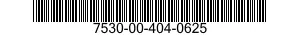 7530-00-404-0625  7530004040625 004040625