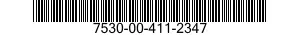 7530-00-411-2347  7530004112347 004112347