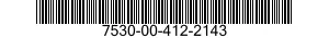 7530-00-412-2143 PAPER,COPYING,DIRECT ELECTROSTATIC PROCESS 7530004122143 004122143