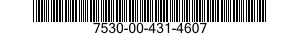 7530-00-431-4607  7530004314607 004314607