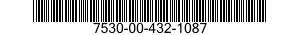 7530-00-432-1087  7530004321087 004321087