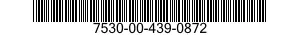 7530-00-439-0872  7530004390872 004390872
