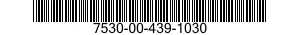 7530-00-439-1030  7530004391030 004391030