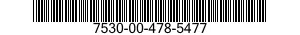 7530-00-478-5477 CARD,TABULATING,EAM 7530004785477 004785477