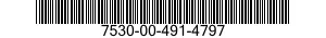7530-00-491-4797 CARD,TABULATING,EAM 7530004914797 004914797