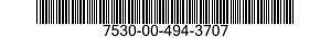 7530-00-494-3707  7530004943707 004943707