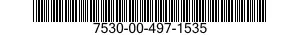 7530-00-497-1535  7530004971535 004971535