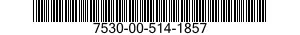 7530-00-514-1857  7530005141857 005141857