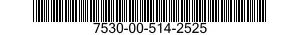 7530-00-514-2525  7530005142525 005142525