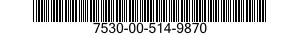 7530-00-514-9870 PAPER,BOND 7530005149870 005149870