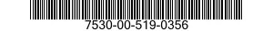 7530-00-519-0356 PAPER,TABULATINGMACHINE,CONTINU 7530005190356 005190356