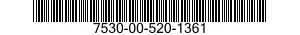 7530-00-520-1361  7530005201361 005201361