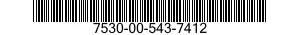 7530-00-543-7412  7530005437412 005437412