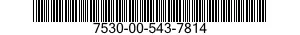7530-00-543-7814  7530005437814 005437814