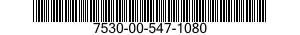 7530-00-547-1080  7530005471080 005471080