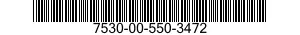 7530-00-550-3472  7530005503472 005503472